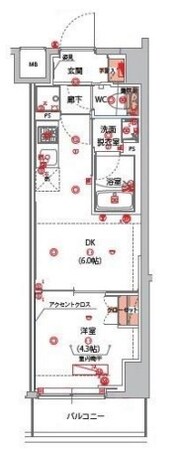 大塚駅 徒歩7分 8階の物件間取画像